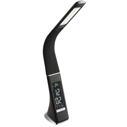 Globo - LED stolna lampa s dodirnim prigušivačem i zaslonom LED/6,5W/230V 3000/4500/5800K crna