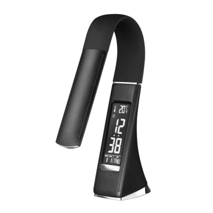 Globo - LED stolna lampa s dodirnim prigušivačem i zaslonom LED/6,5W/230V 3000/4500/5800K crna