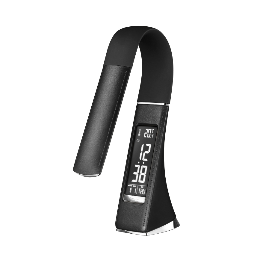 Globo - LED stolna lampa s dodirnim prigušivačem i zaslonom LED/6,5W/230V 3000/4500/5800K crna