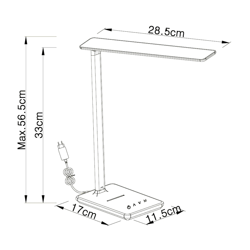 Globo - LED Prigušiva stolna lampa LED/5W/230V