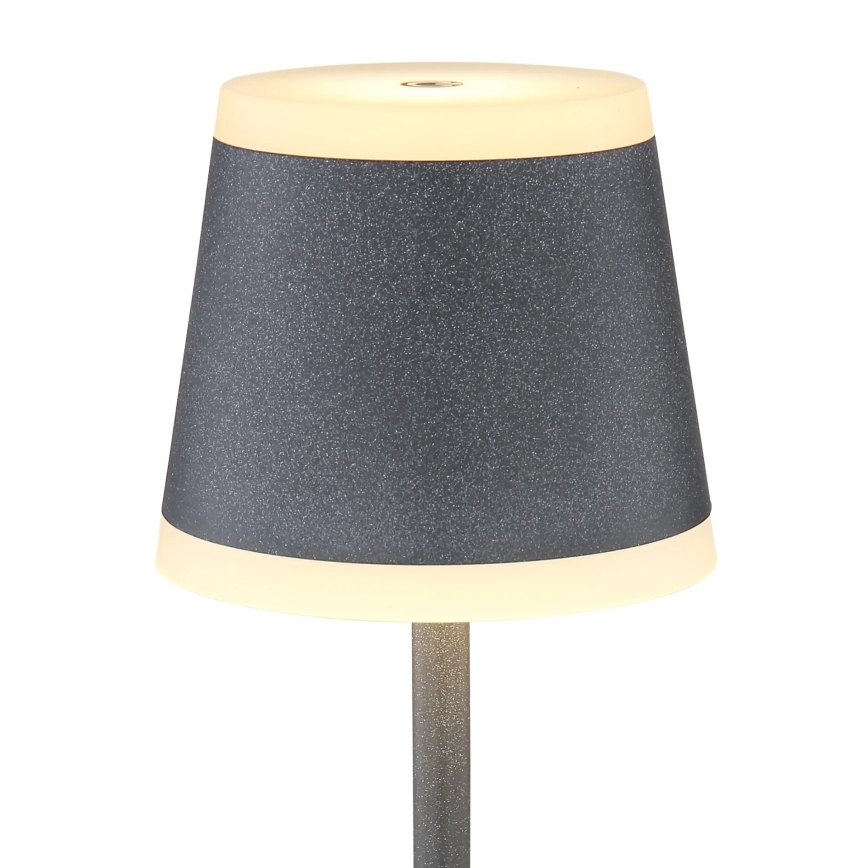 Globo - LED Prigušiva punjiva dodirna stolna lampa LED/4,6W/3,7V 3000K 1800mAh siva IP54
