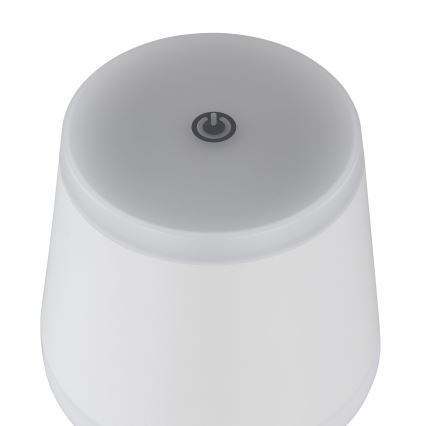 Globo - LED Prigušiva punjiva dodirna stolna lampa LED/4,6W/230V 1800 mAh USB IP54 bijela