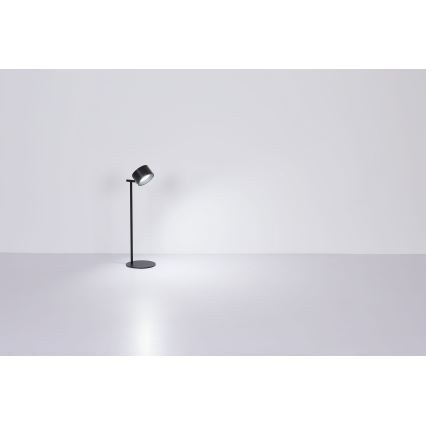 Globo - LED Prigušiva stolna lampa na dodir 4u1 LED/4W/5V 3000/4000/5000K 1200 mAh crna