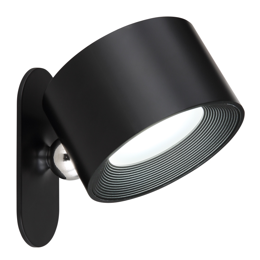 Globo - LED Prigušiva stolna lampa na dodir 4u1 LED/4W/5V 3000/4000/5000K 1200 mAh crna