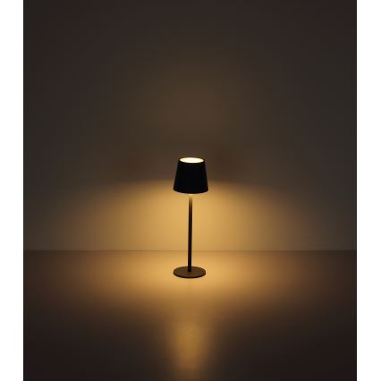 Globo - LED Prigušiva dodirna vanjska lampa LED/3W/3,7V IP44 1800 mAh USB crna