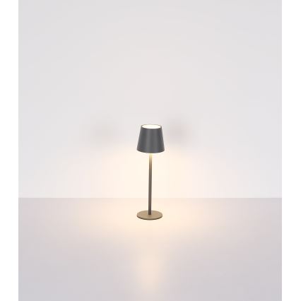 Globo - LED vanjska lampa s dodirnim upravljanjem, prigušiva, LED/3W/3,7V IP44 1800 mAh USB crna
