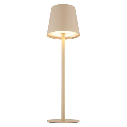 Globo - LED vanjska lampa s dodirnim upravljanjem, prigušiva, LED/3W/3,7V IP44 1800 mAh USB, bež