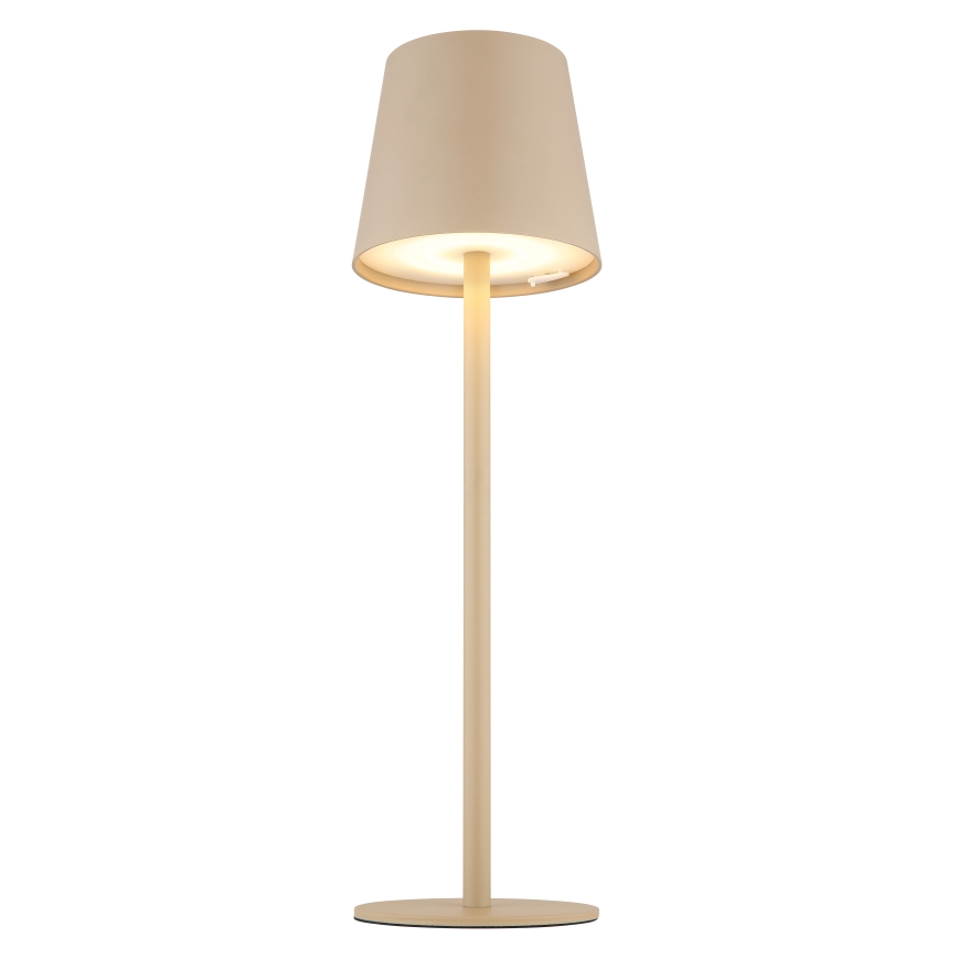 Globo - LED vanjska lampa s dodirnim upravljanjem, prigušiva, LED/3W/3,7V IP44 1800 mAh USB, bež