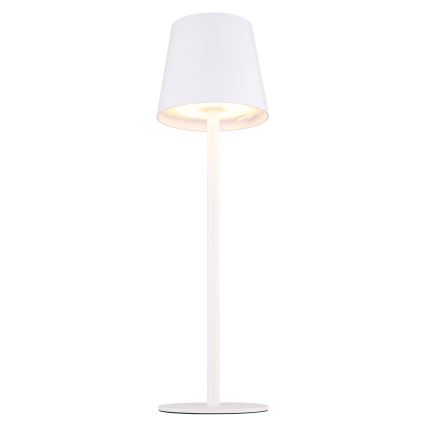 Globo - LED Prigušiva dodirna vanjska lampa LED/3W/3,7V IP44 1800 mAh USB bijela