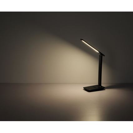 Globo - LED Dodirna prigušiva punjiva stolna lampa LED/5W/5V 2700/4000/6500K 1800 mAh crna