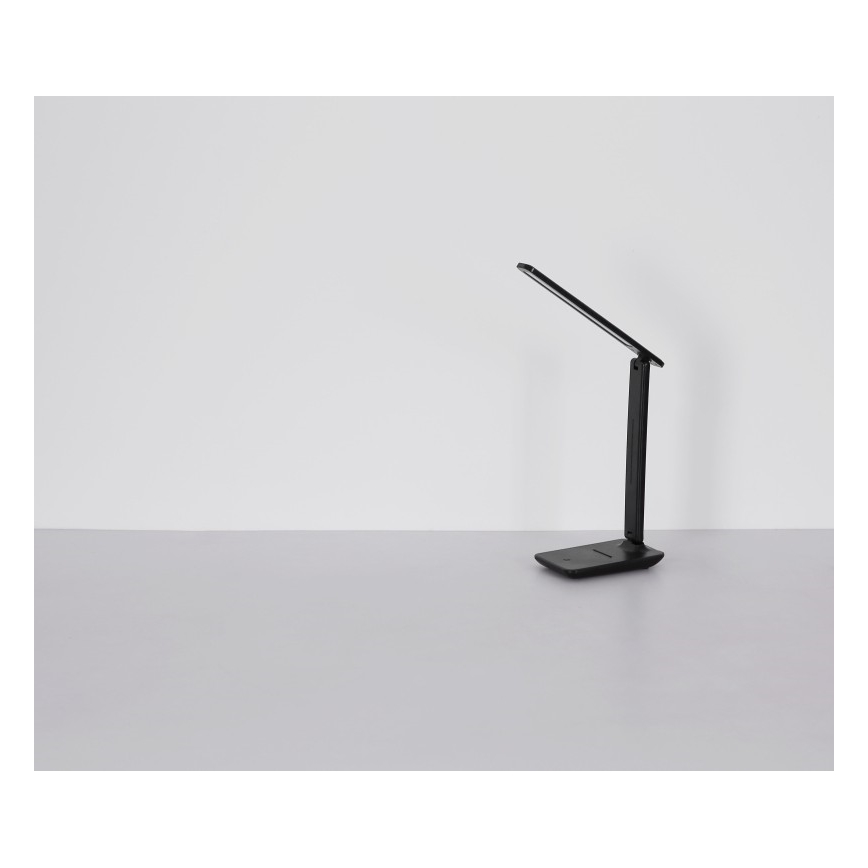 Globo - LED Dodirna prigušiva punjiva stolna lampa LED/5W/5V 2700/4000/6500K 1800 mAh crna