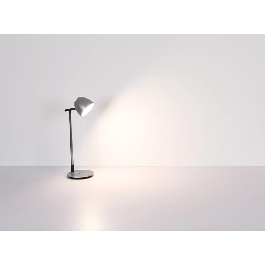 Globo - LED Prigušiva stolna lampa na dodir LED/7,5W/230V 3000K/4000K/6500K siva
