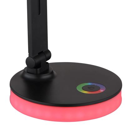 Globo - LED RGBW Dimmabilna dodirna stolna lampa LED/5W/230V + LED/2W 2700K/4000K/6500K crna