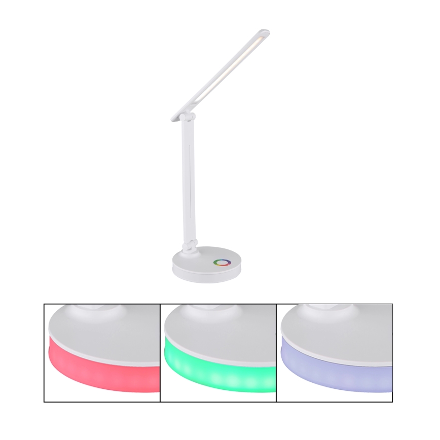 Globo - LED RGBW Prigušiva stolna lampa na dodir LED/5W/230V + LED/2W 2700K/4000K/6500K bijela