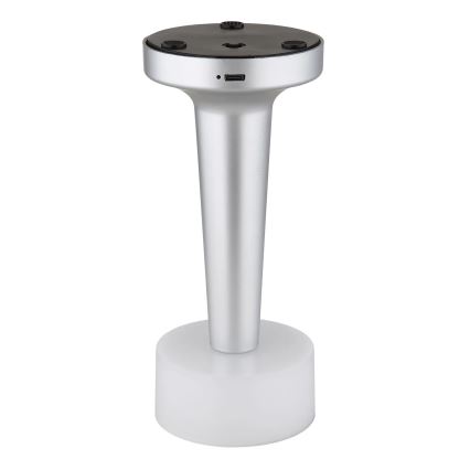 Globo - LED Prigušiva stolna lampa na dodir LED/1W/3,7V 2700K/4000K/6500K 800 mAh USB mat krom