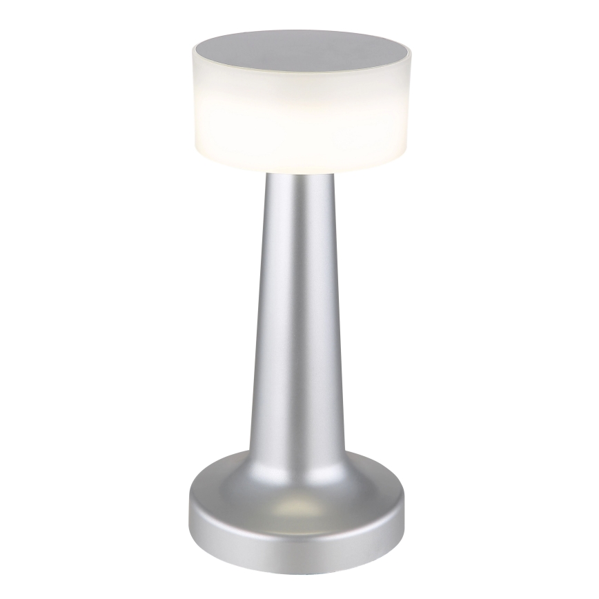 Globo - LED stolna lampa s dodirnim prigušivačem LED/1W/3,7V 2700K/4000K/6500K 800 mAh USB mat krom