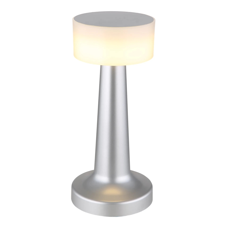 Globo - LED stolna lampa s dodirnim prigušivačem LED/1W/3,7V 2700K/4000K/6500K 800 mAh USB mat krom