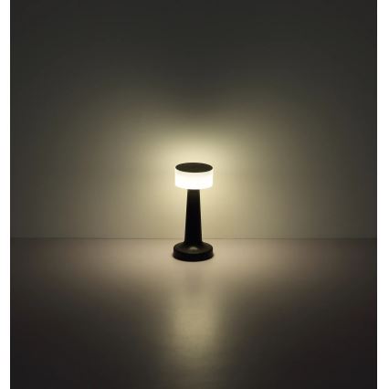 Globo - LED Prigušiva stolna lampa na dodir LED/1W/3,7V 2700K/4000K/6500K 800 mAh USB crna