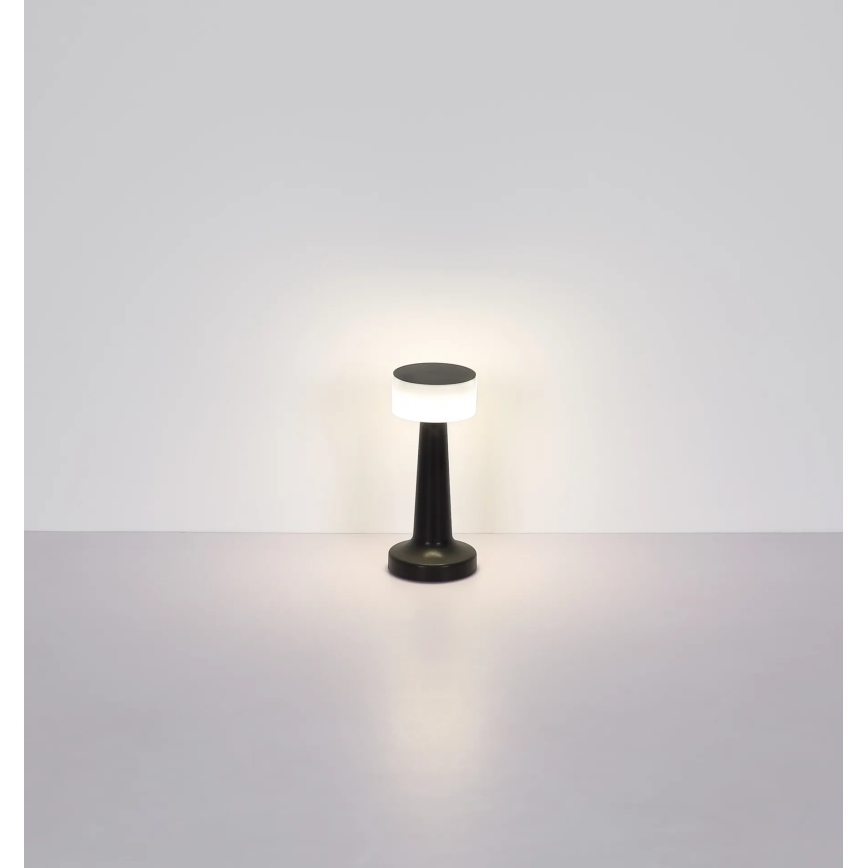 Globo - LED Prigušiva stolna lampa na dodir LED/1W/3,7V 2700K/4000K/6500K 800 mAh USB crna