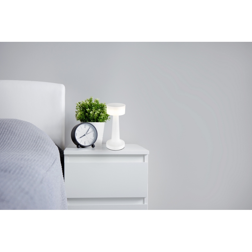 Globo - LED Prigušiva stolna lampa na dodir LED/1W/3,7V 2700K/4000K/6500K 800 mAh USB bijela