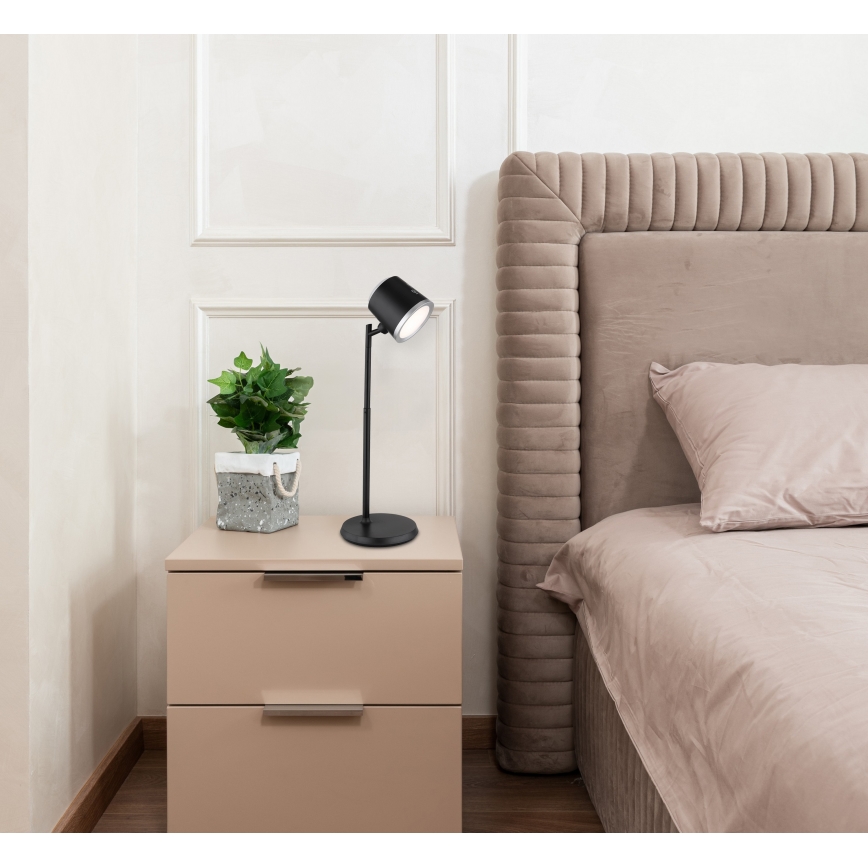 Globo - LED Prigušiva stolna lampa na dodir 4u1 LED/6W/3,7V 3000K/4000K/6500K 1500 mAh USB crna