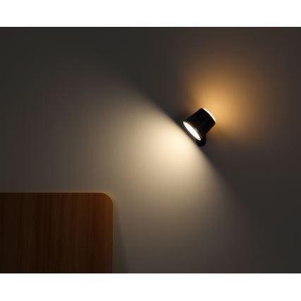 Globo - LED Prigušiva stolna lampa na dodir 4u1 LED/6W/3,7V 3000K/4000K/6500K 1500 mAh USB crna