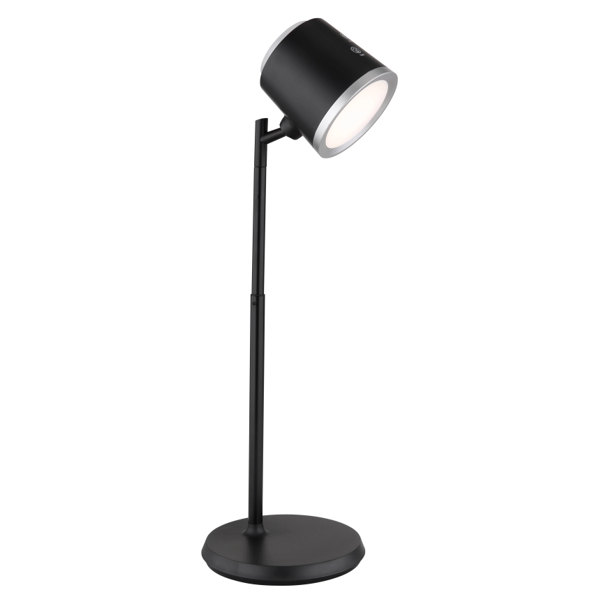 Globo - LED Prigušiva stolna lampa na dodir 4u1 LED/6W/3,7V 3000K/4000K/6500K 1500 mAh USB crna