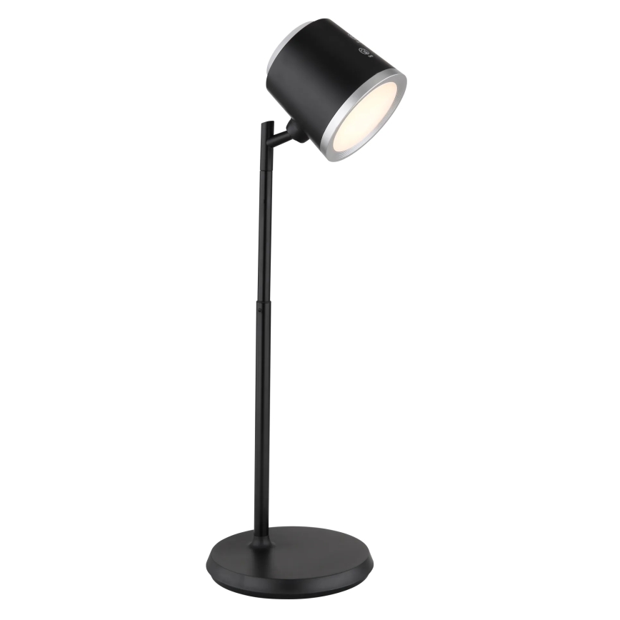 Globo - LED Prigušiva stolna lampa na dodir 4u1 LED/6W/3,7V 3000K/4000K/6500K 1500 mAh USB crna