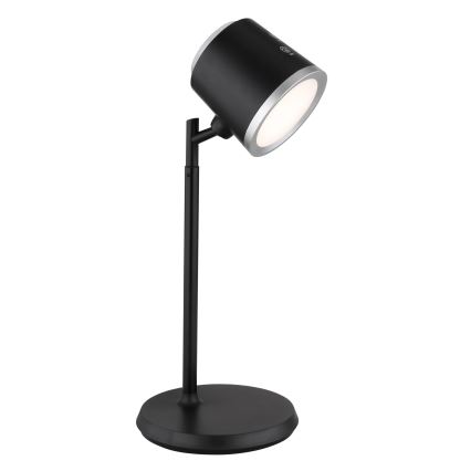 Globo - LED Prigušiva stolna lampa na dodir 4u1 LED/6W/3,7V 3000K/4000K/6500K 1500 mAh USB crna