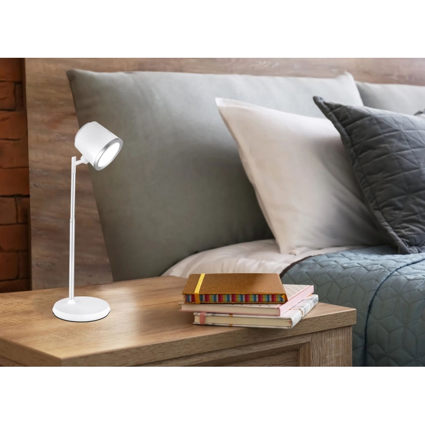 Globo - LED Prigušiva stolna lampa na dodir 4u1 LED/6W/3,7V 3000K/4000K/6500K 1500 mAh USB bijela
