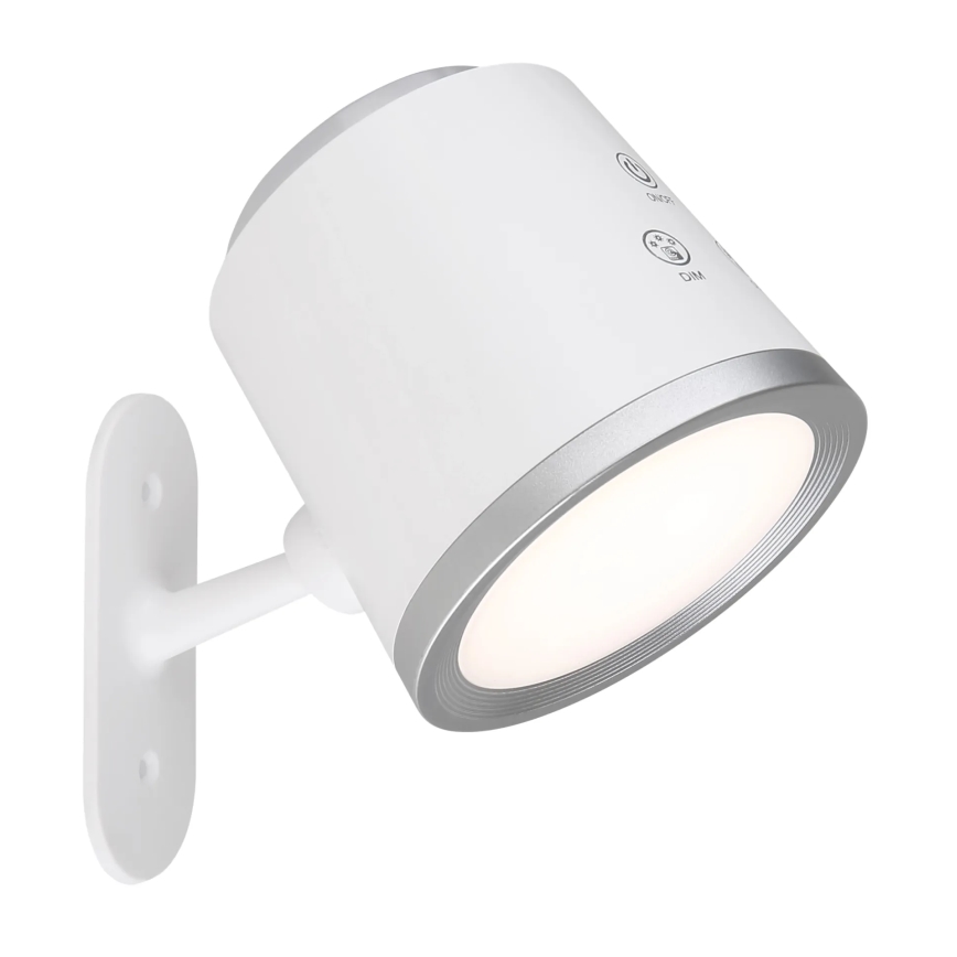 Globo - LED Prigušiva stolna lampa na dodir 4u1 LED/6W/3,7V 3000K/4000K/6500K 1500 mAh USB bijela