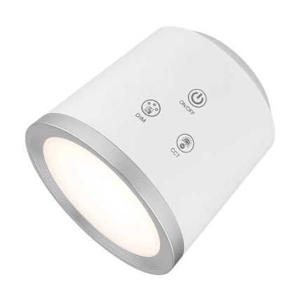 Globo - LED Prigušiva stolna lampa na dodir 4u1 LED/6W/3,7V 3000K/4000K/6500K 1500 mAh USB bijela