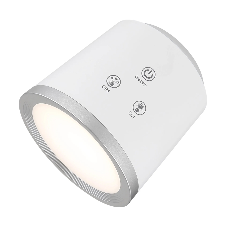 Globo - LED Prigušiva stolna lampa na dodir 4u1 LED/6W/3,7V 3000K/4000K/6500K 1500 mAh USB bijela