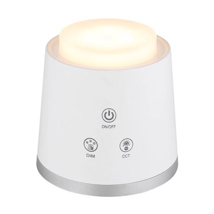 Globo - LED Prigušiva stolna lampa na dodir 4u1 LED/6W/3,7V 3000K/4000K/6500K 1500 mAh USB bijela