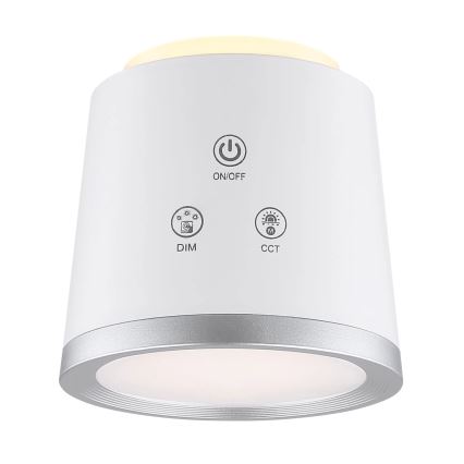 Globo - LED Prigušiva stolna lampa na dodir 4u1 LED/6W/3,7V 3000K/4000K/6500K 1500 mAh USB bijela