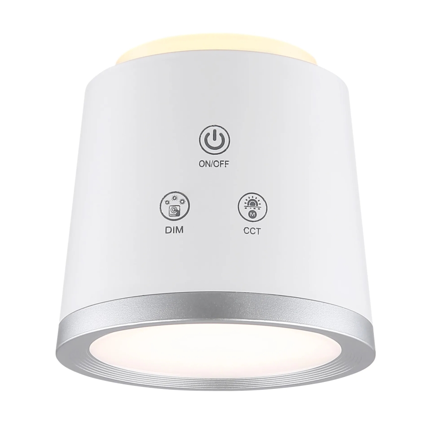 Globo - LED Prigušiva stolna lampa na dodir 4u1 LED/6W/3,7V 3000K/4000K/6500K 1500 mAh USB bijela