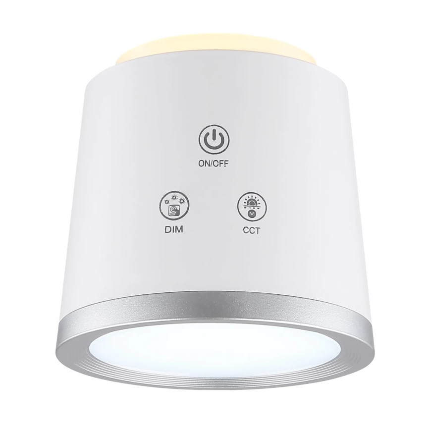 Globo - LED Prigušiva stolna lampa na dodir 4u1 LED/6W/3,7V 3000K/4000K/6500K 1500 mAh USB bijela