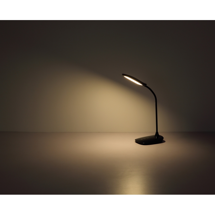 Globo - LED Prigušiva stolna lampa na dodir LED/9W/230V 3000K/4000K/6500K CRI 90 crna