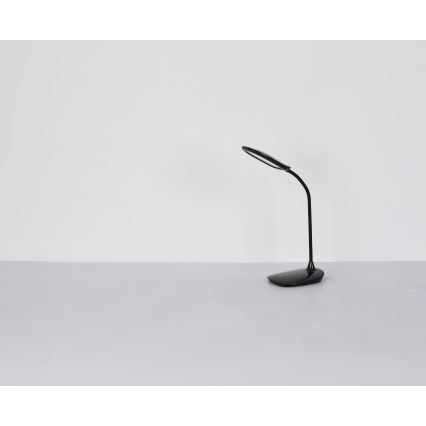 Globo - LED Prigušiva stolna lampa na dodir LED/9W/230V 3000K/4000K/6500K CRI 90 crna