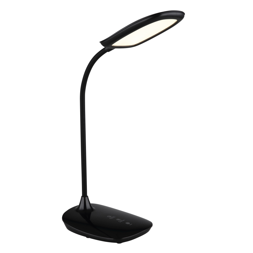 Globo - LED Prigušiva stolna lampa na dodir LED/9W/230V 3000K/4000K/6500K CRI 90 crna