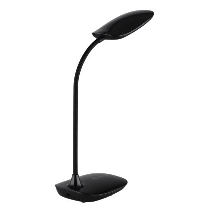 Globo - LED Prigušiva stolna lampa na dodir LED/9W/230V 3000K/4000K/6500K CRI 90 crna