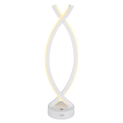 Globo - LED stolna lampa s dodirnim upravljačem, prigušivač svjetla LED/1W/3,7V 3000K 1800 mAh USB bijela