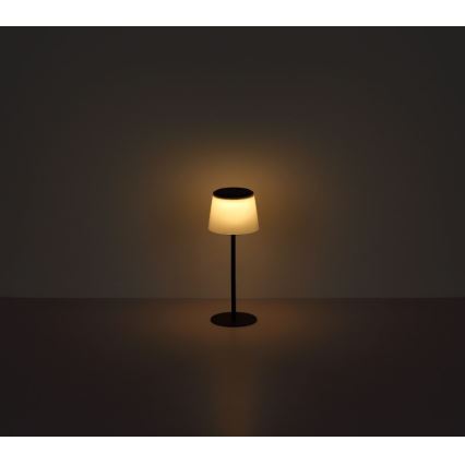 Globo - LED Prigušiva dodirna vanjska stolna lampa LED/1,8W/5V IP44 1800 mAh crna/bijela