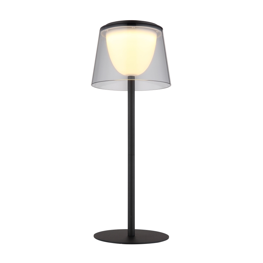 Globo - LED Prigušiva dodirna vanjska stolna lampa LED/1,8W/5V IP44 1800 mAh crna/dimna