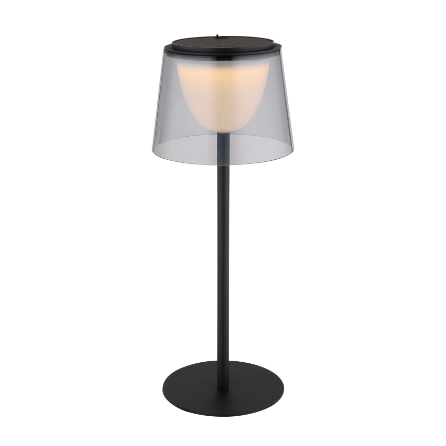 Globo - LED Prigušiva dodirna vanjska stolna lampa LED/1,8W/5V IP44 1800 mAh crna/dimna