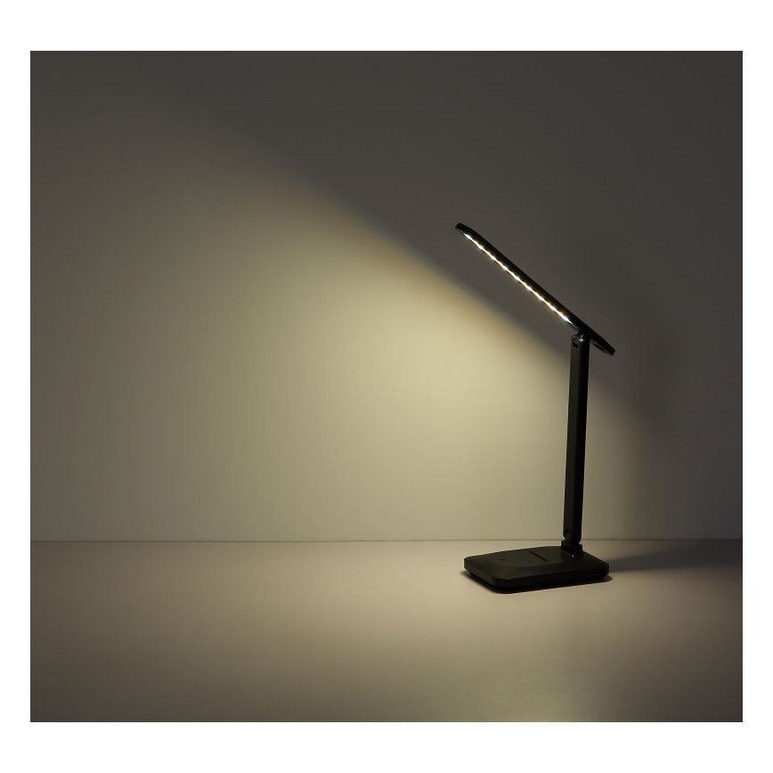 Globo - LED Prigušiva stolna lampa na dodir LED/3W/5V 2800/4000/6500K 1800 mAh crna