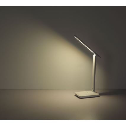 Globo - LED stolna lampa na dodir s mogućnošću prigušivanja, punjiva LED/3W/5V 2800/4000/6500K 1800 mAh bijela