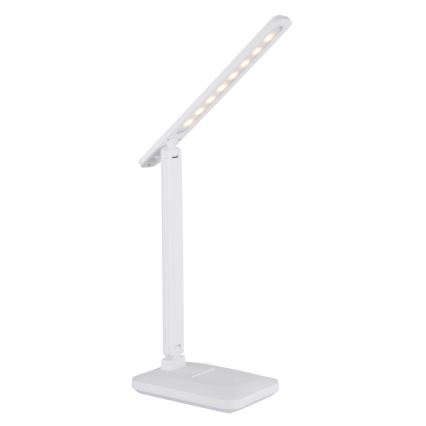 Globo - LED stolna lampa na dodir s mogućnošću prigušivanja, punjiva LED/3W/5V 2800/4000/6500K 1800 mAh bijela