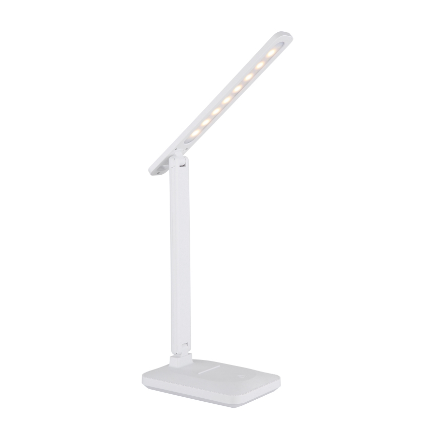 Globo - LED stolna lampa na dodir s mogućnošću prigušivanja, punjiva LED/3W/5V 2800/4000/6500K 1800 mAh bijela