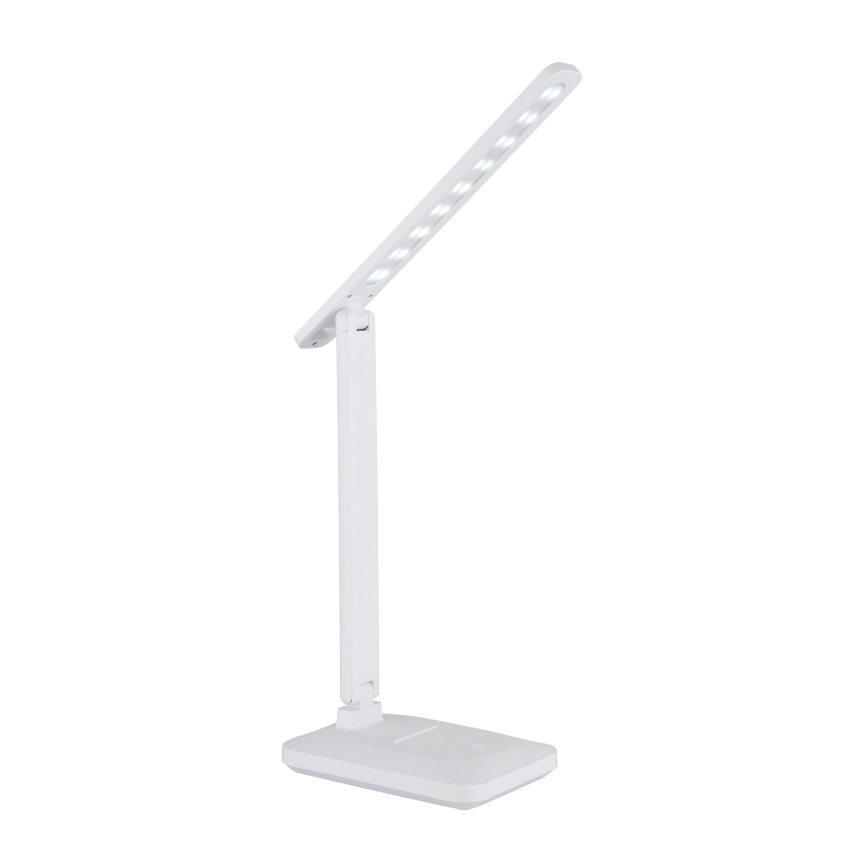 Globo - LED stolna lampa na dodir s mogućnošću prigušivanja, punjiva LED/3W/5V 2800/4000/6500K 1800 mAh bijela